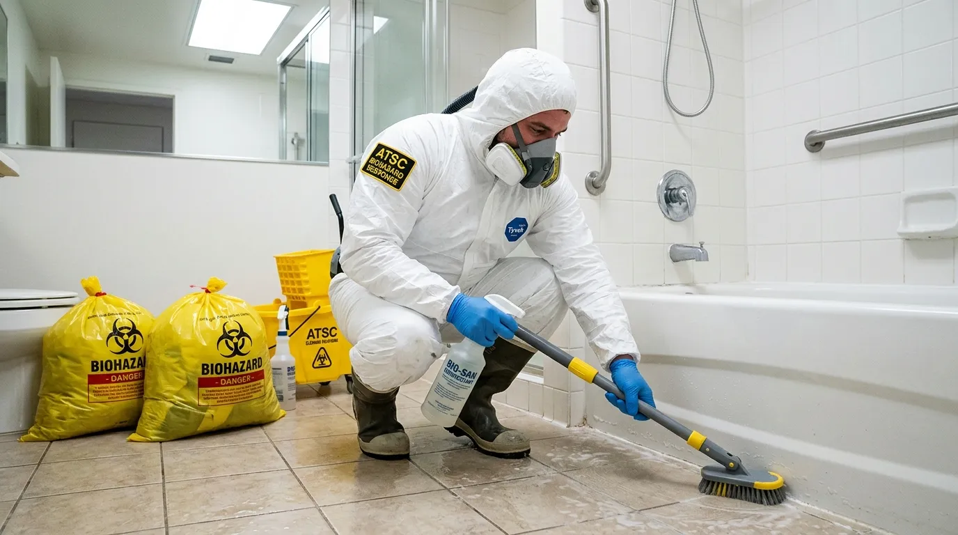 Decontamination equipment deployed for Blood Cleanup in Fuller Heights